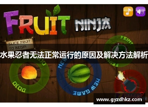 水果忍者无法正常运行的原因及解决方法解析 水果忍者无法正常运行的原因及解决方法解析